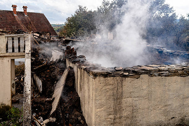 Professional Emergency Fire Cleanup technician working in Severna Park, MD